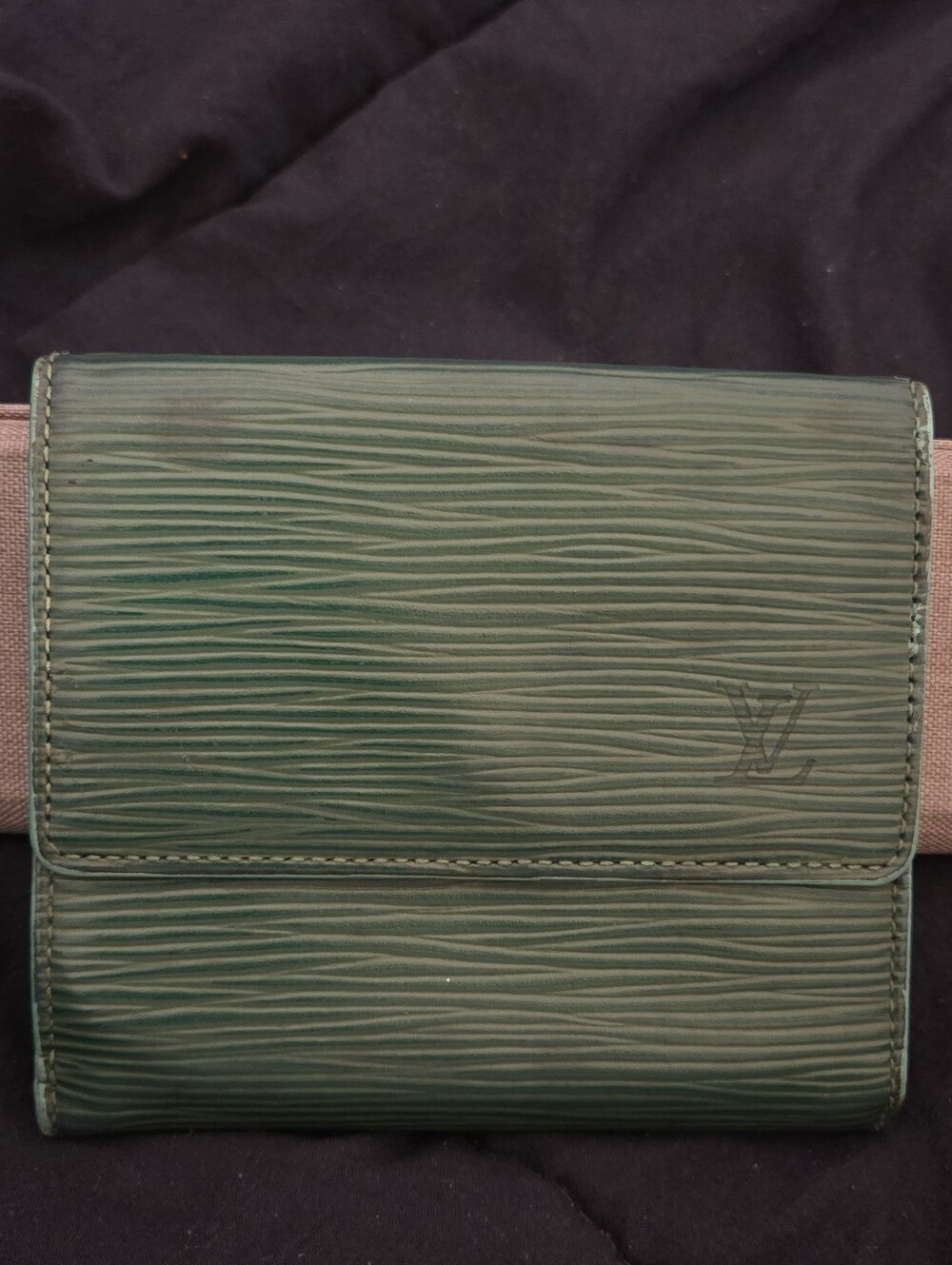 Louis Vuitton Epi Wallet Green